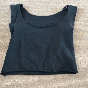 Brandy Melville Black Crop Top